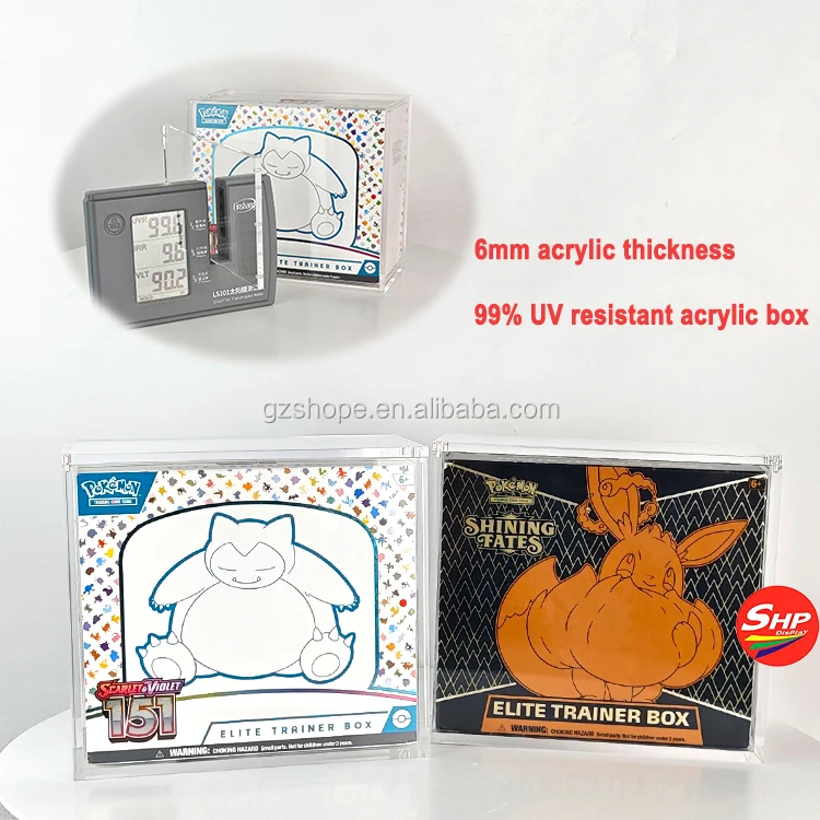 SHP Acrylic TCG Pokemon 151 Elite Trainer Box ETB UPC BB