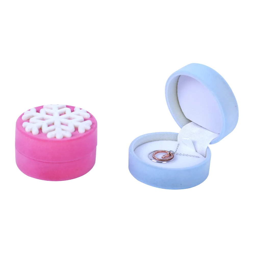 Clamshell Seashell Shell Jewelry Box With Foam Insert Logo Custom Pink Paper Box