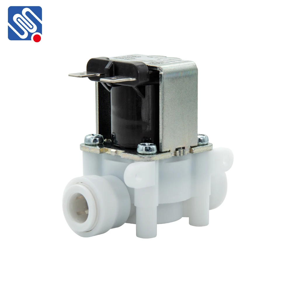 Meishuo FPD360W dc 12 volt solenoid electric flow control internal thread plastic water valve purifi