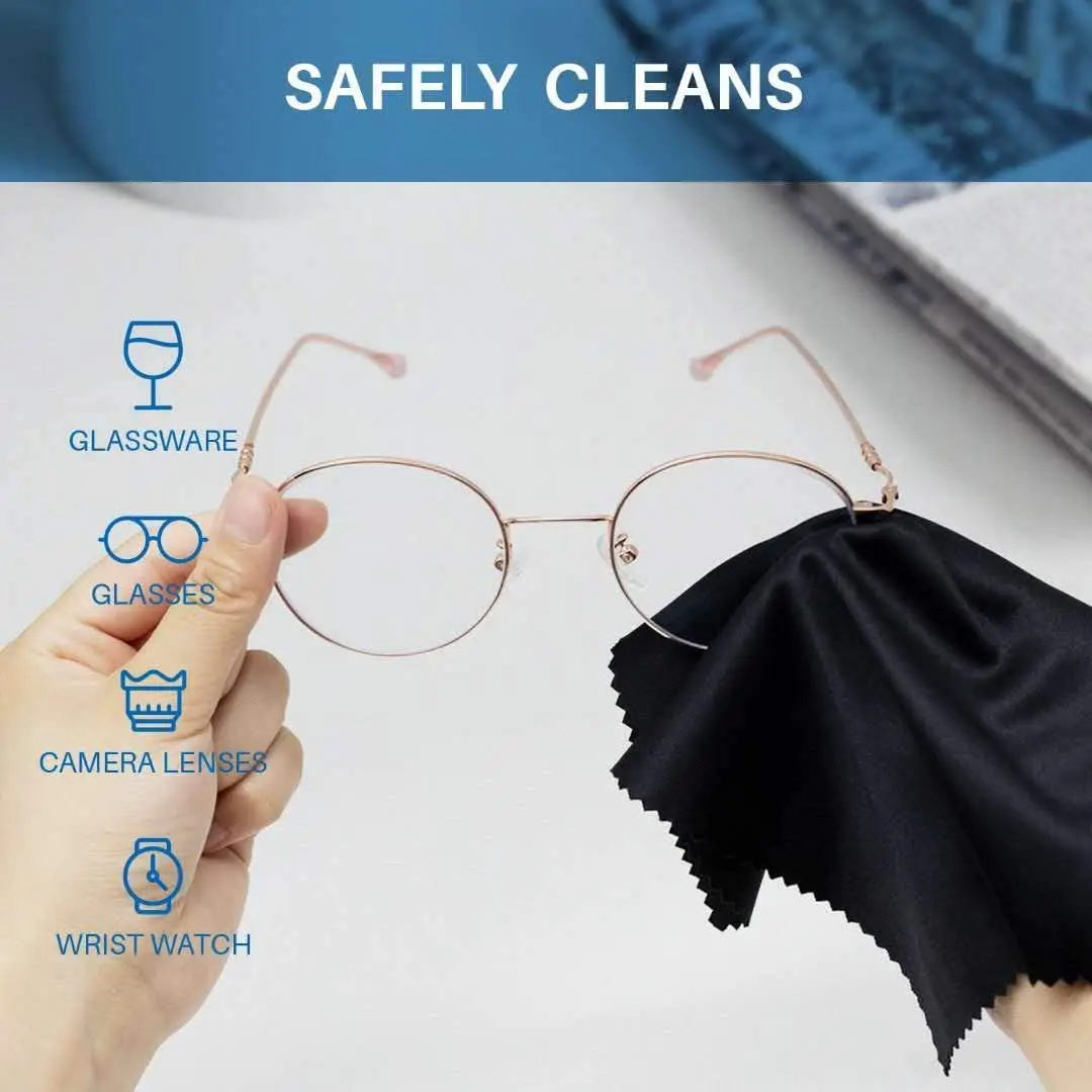 High Quality Microfiber Glasses Cleaning Cloth Phone Screen Lens Cleaner Wholesale Glass Wipes for Optimal Cleaning details