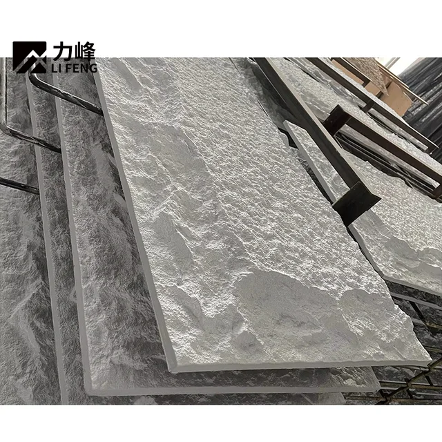 Lightweight High Quality Pu Culture Stone 3d Decoration Pu Stone Wall Panel For Outdoor