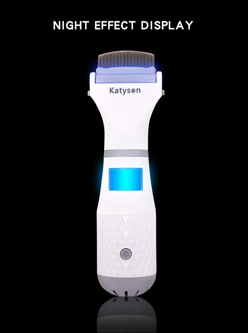 PSB electric hair cleaning brush comb pet hair lice remover