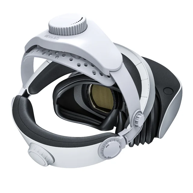 Deadskull Adjustable Silicone Head Strap for PS VR2 Glasses Non-Slip Comfort Weight Reduction Headband Version 3.0