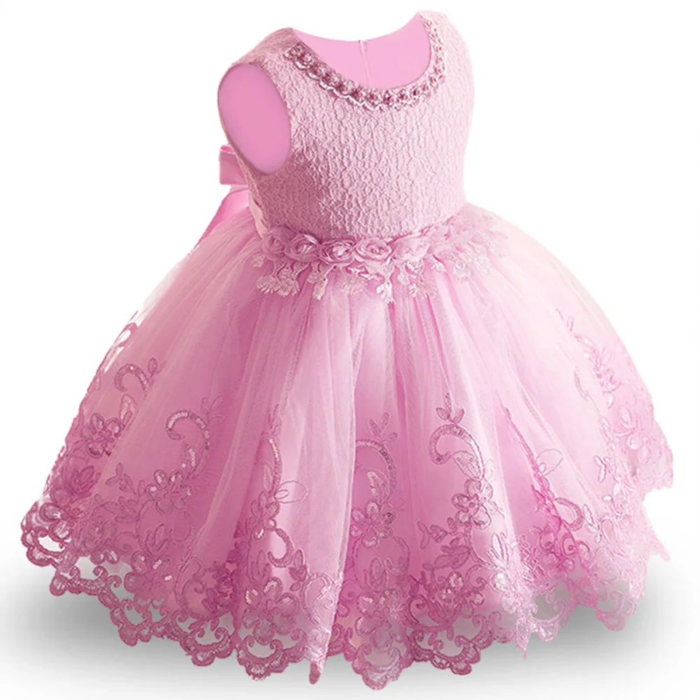 LZH Baby Clothing Girl Birthday Party Dress for Kids Sequin Lace Christmas Princess Dress Children Wedding Dresses 1 2 3 Year