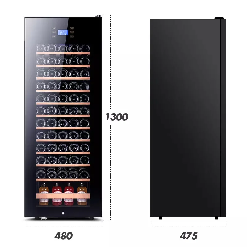 VANACE Solar Powered High End Cheap Mini Refrigerators Under Counter Beer 24 50 Bottle Wine Cooler