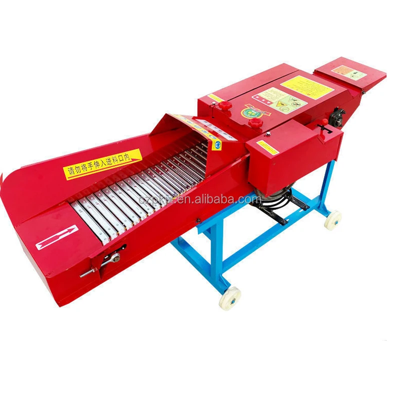 Cattle and Sheep Guillotine hay Kneading Machine Silage Making Machine Grass Chaff Cutter Machine