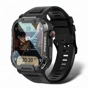 Rugged Mk66 Smart Watch Men For Xiaomi Android Ios Ftiness Three-proof ...