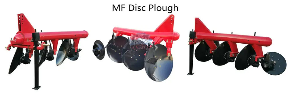 Farm equipment MF Tractor mounted Disc Plough 2disc Disc Plow