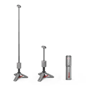 Vertak New Portable Outdoor Fishing BBQ Camping Light USB Rechargeable Telescopic Cordless LED Camping Light Lamp with Tripod