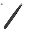 Black eyebrow tweezers