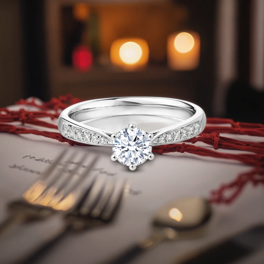 DEF VVS Moissanite Simulate Diamonds 1 Carat Diamond Ring Price Moissanite Price