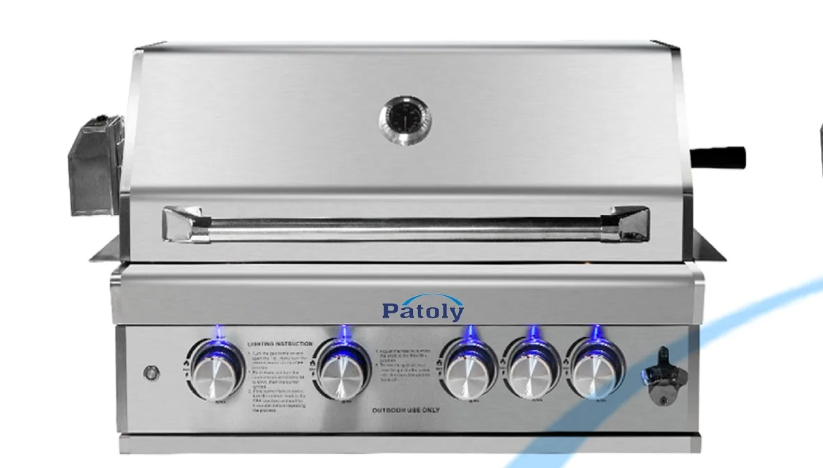 Best Welcome Fashion Bbq Lpg Natural 304 Stainless Steel Four Burners