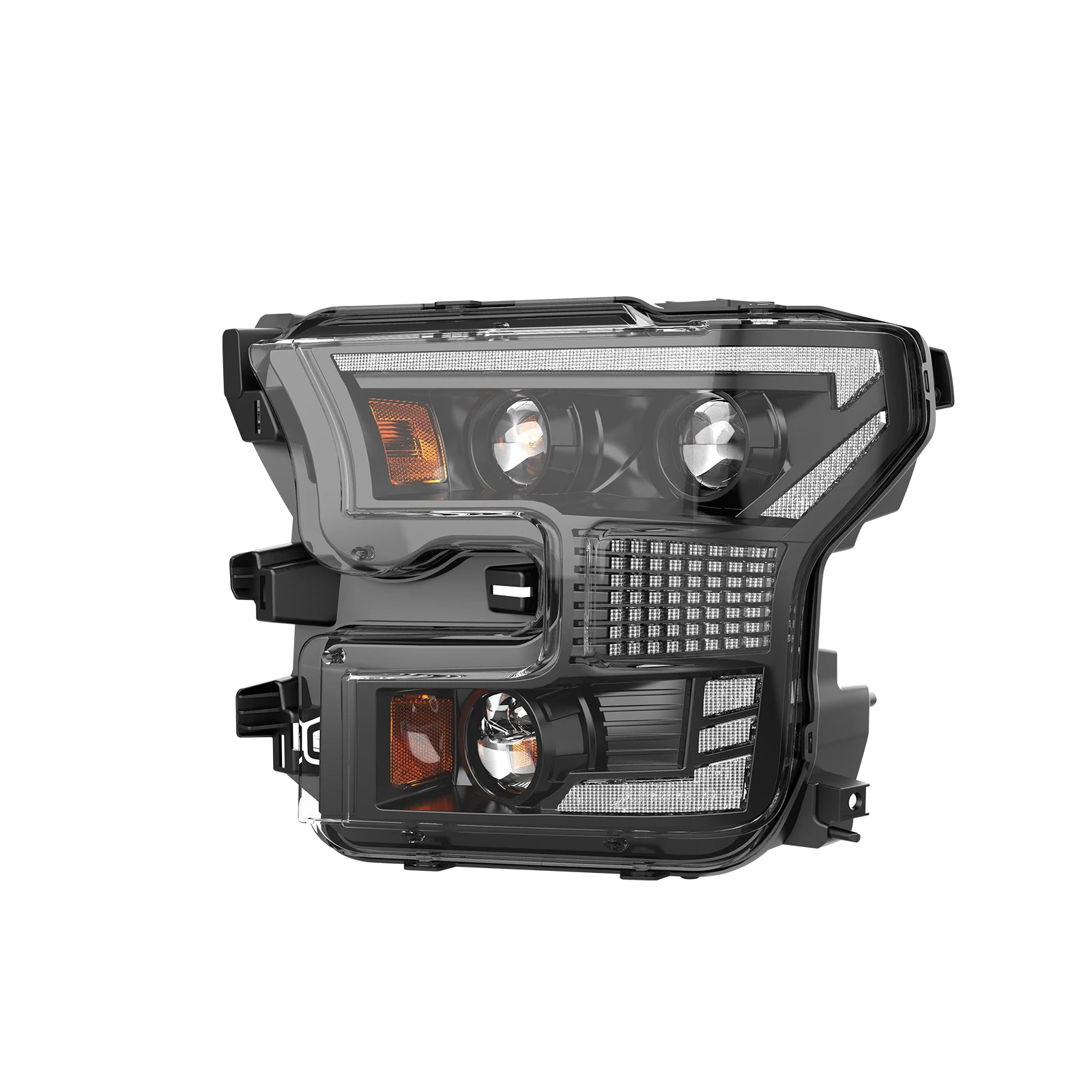 Feux de jour LED DRL avec clignotant, antibrouillard jaune pour Ford Raptor SVT F150, 2016, 2017, 2018, 2019, 2020, 2 pièces 34 Feux de jour LED DRL avec clignotant, antibrouillard jaune pour Ford Raptor SVT F150, 2016, 2017, 2018, 2019, 2020, 2 pièces 34