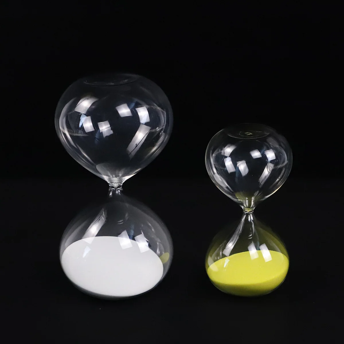 Lot de 2 verres d'heures, sablier de 30 Minutes, horloge décorative, horloge de sable