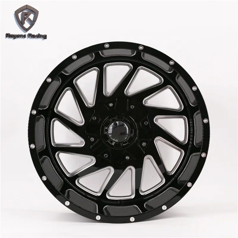 20 Inch Deep Dish Blank Hole Off Road Rims Milled Window With Rivets ...