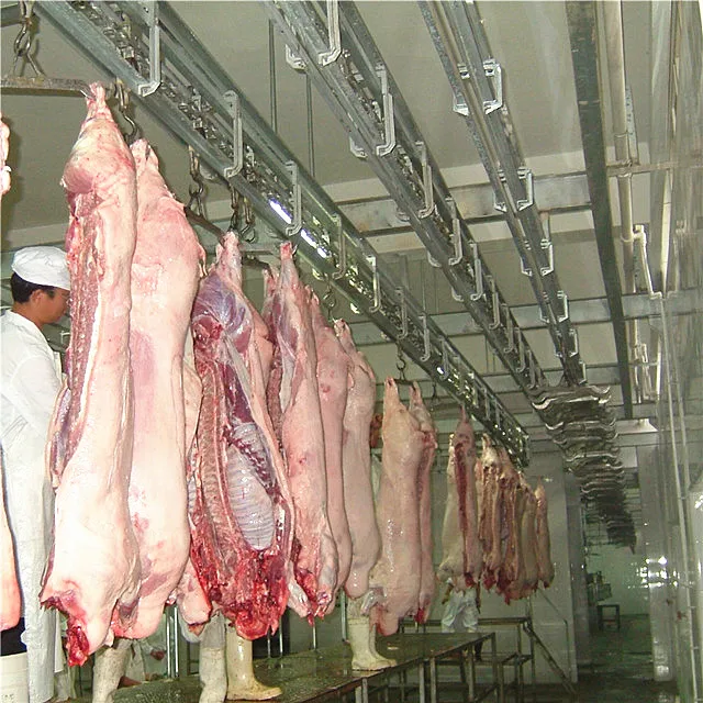 Cattle and sheep slaughterhouses, pig slaughterhouses, automatic transmission chain, slaughter line pipe rails, double rails, flat rails