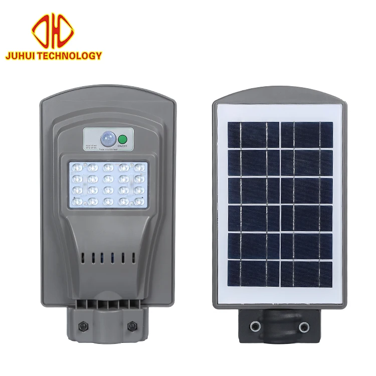 Wholesale green energy panel 20W 40W 60W all in one Waterproof ip65 outdoor solar led street lamp