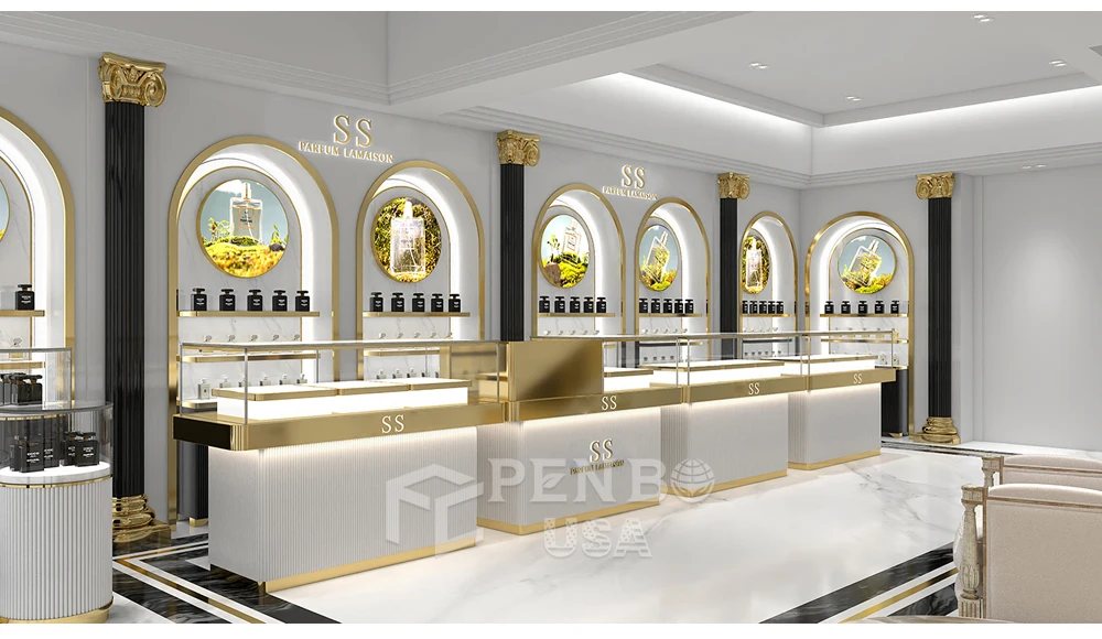 Luxury Arabian Fragrance Perfume Shop LED Lit Eco-Friendly Heavy Duty ...