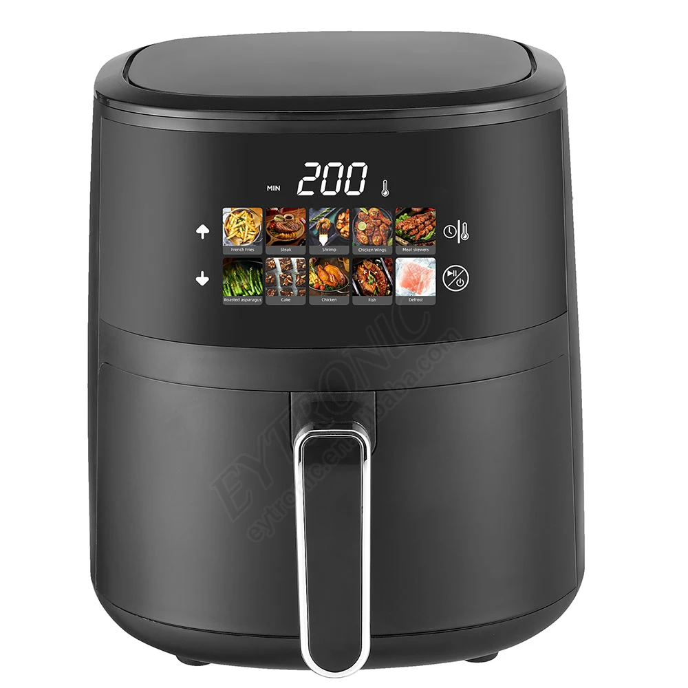 NEWEST Kitchen Appliance Best Selling in USA 6.5L Smart Air Fryer No Oil Digital Touch Screen Visible Digital Air Fryer 8L