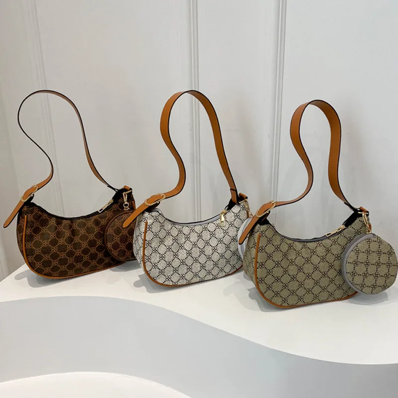 2024 Fashion Luxury Branded Ladies PU Leather Cross Body Tote Bag Handbag Classic Women's Shoulder Bags for Women