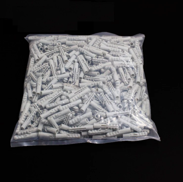 100pcs Expanding Wall Plugs Plastic Expansion Screw/ Wall Anchor