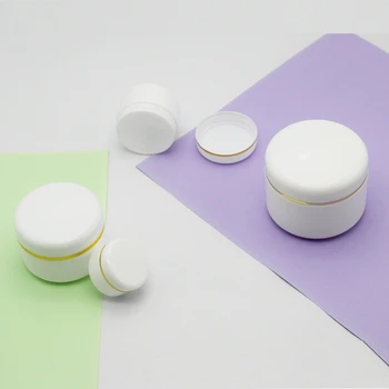 Hot Selling Cosmetic Eye Cream Packaging White 20g 30g 50g 100g 150g 200g Empty Plastic Hand Cream Container Skincare Cream Jar