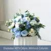 Sfera di fiori azzurri