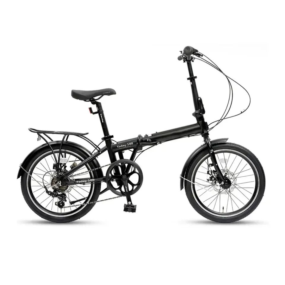 NEWSPEED Foldable Bicycle Manufacture Cheap Black White 6 Speed Wheel Size 20 Inch Folding Bike