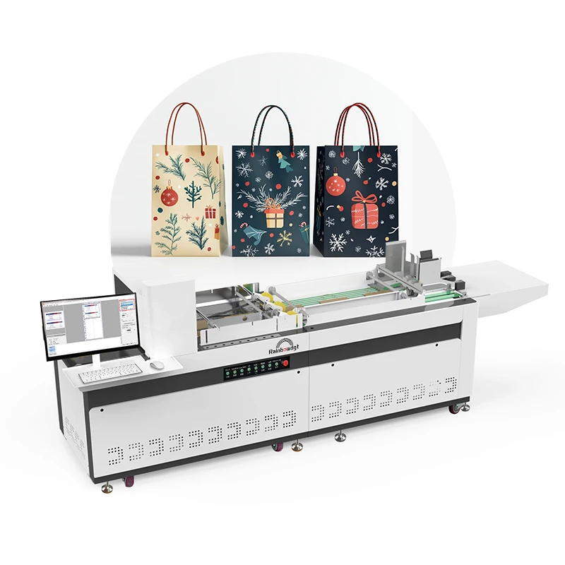 One Pass Printing Machine for Gift Box Packing Bag and Carton Printing with High Precision and Color Accuracy