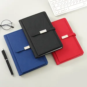 Customizable A5 Magnetic Buckle Notebook, Customized Business Office Record Book, Meeting Notebook Set