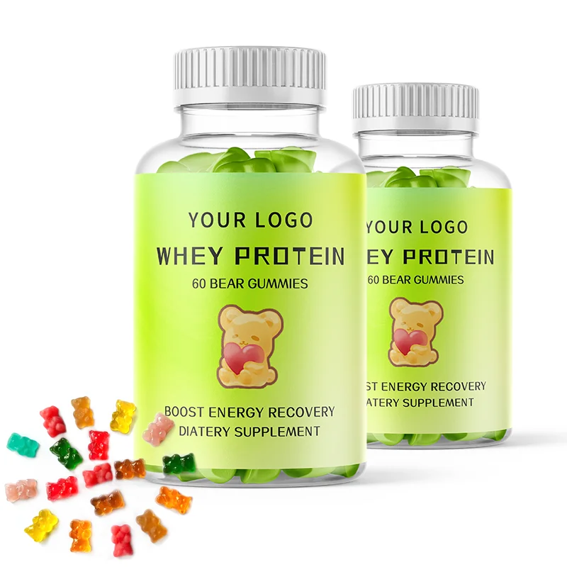 Healthcare Supplement Wholesale Whey Protein Gummies 60 Gummies Private