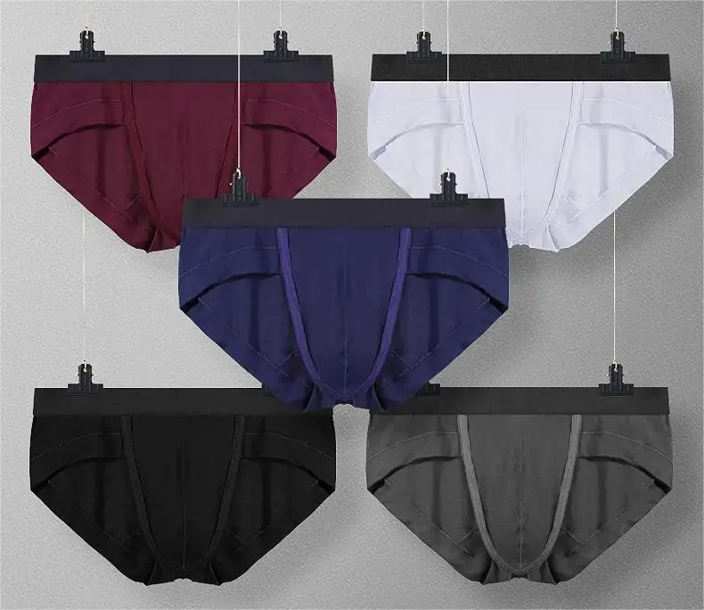 Men's Elastic Comfortable Recycled Brief Underwear - Eco-Friendly, Sustainable, Soft and Breathable Design for All-Day Comfort