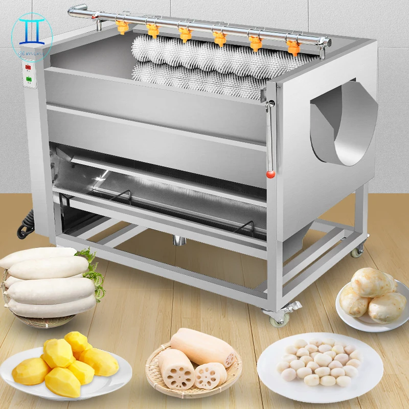 Automatic Fruit and Vegetable Washing Cleaning Machine Potato Vegetable Washer Washing Machine
