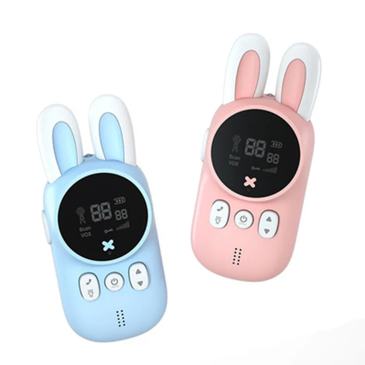 Новое поступление модная детская рация с кроликом беспроводной мобильный телефон 3 км интерактивные развивающие игрушки