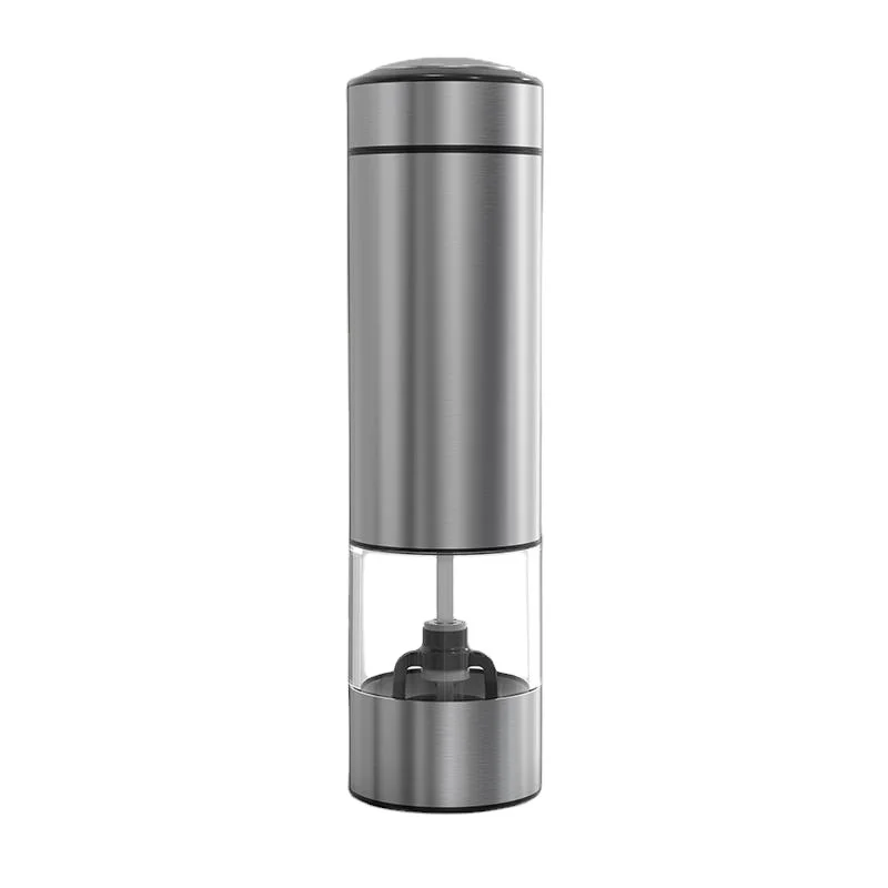 Stainless Steel Pepper Grinder Usb Rechargeable Custom Electric