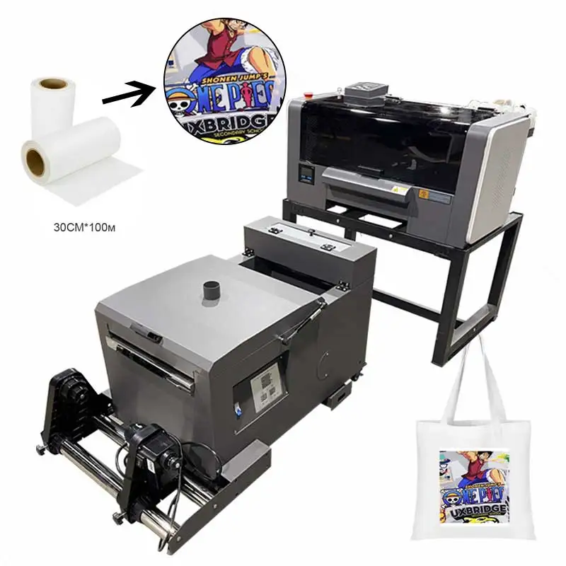 Imprimante Dtf Heat Transfer A3 Dtf Digital Printer Machine 2 Heads Xp600 Dtf Printer A3 Printers with 7-color Ink Cartridge