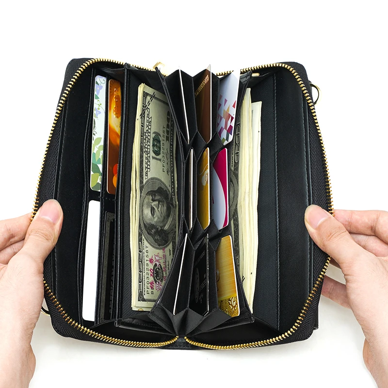 New Design Handbag Women Single Shoulder Bag Crossbody Bag for Girl Wallet RFID Lipstick Genuine Leather Mobile Phone Bag