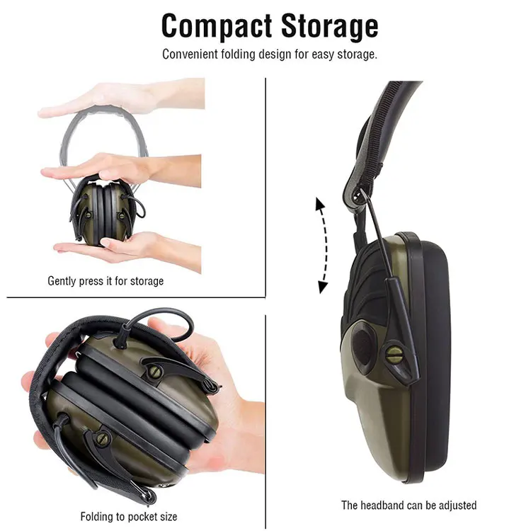 Noise Blocking Tactical Sound Ear Protection Electronic Shooting