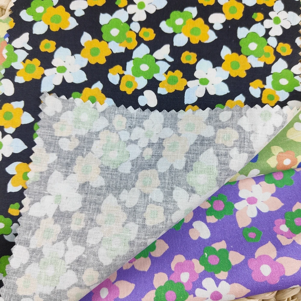 Hot Sale 44'' Small Flower Sewing Fabrics No Moq Fabrics For Quilting