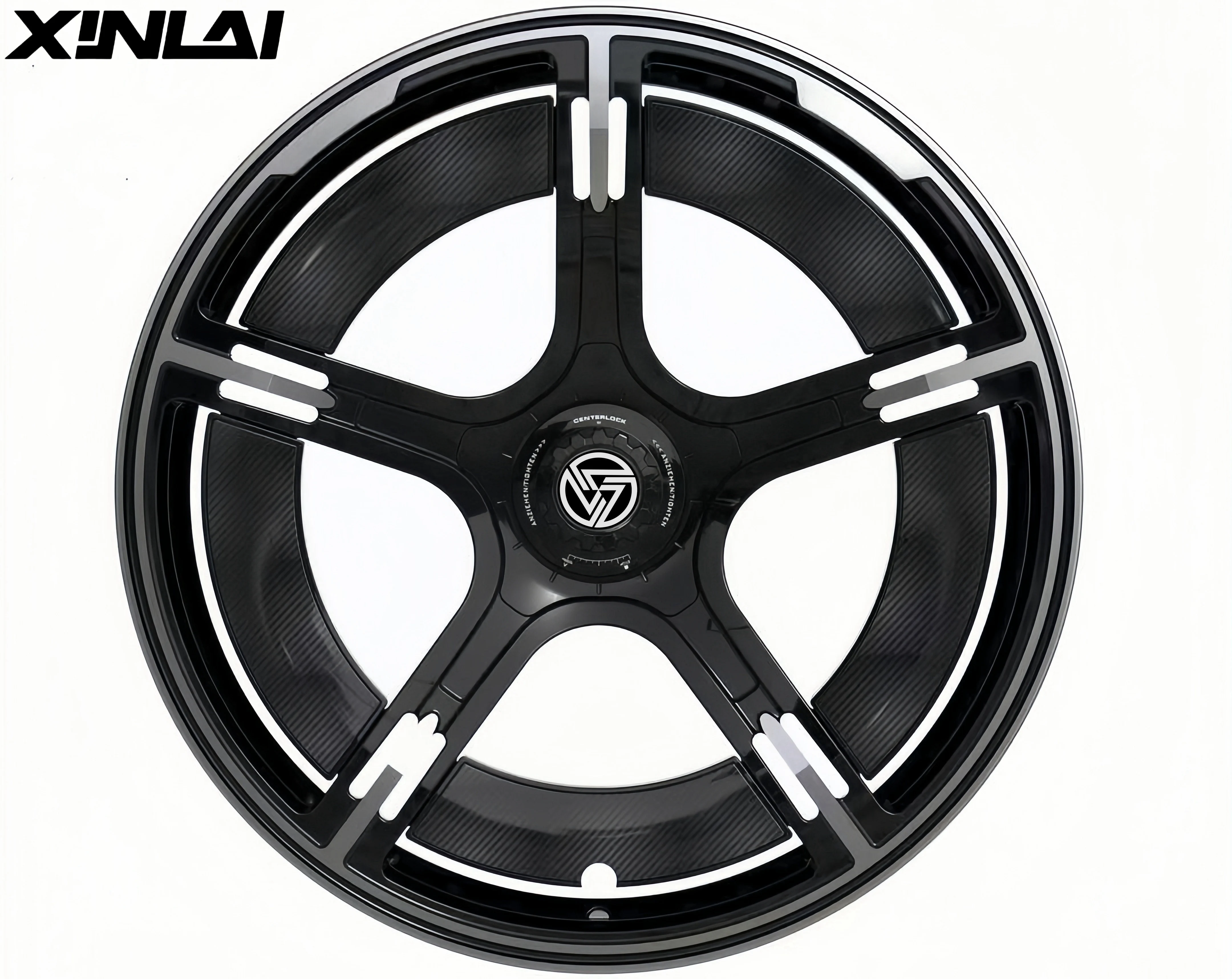 XINLAI Custom Concave Carbon Wrap Aluminum Alloy 6061-T6 5X114.3 5X120 17 18 19 Forged Passenger Car Wheels 25mm 30mm 4 Pieces - Image 2
