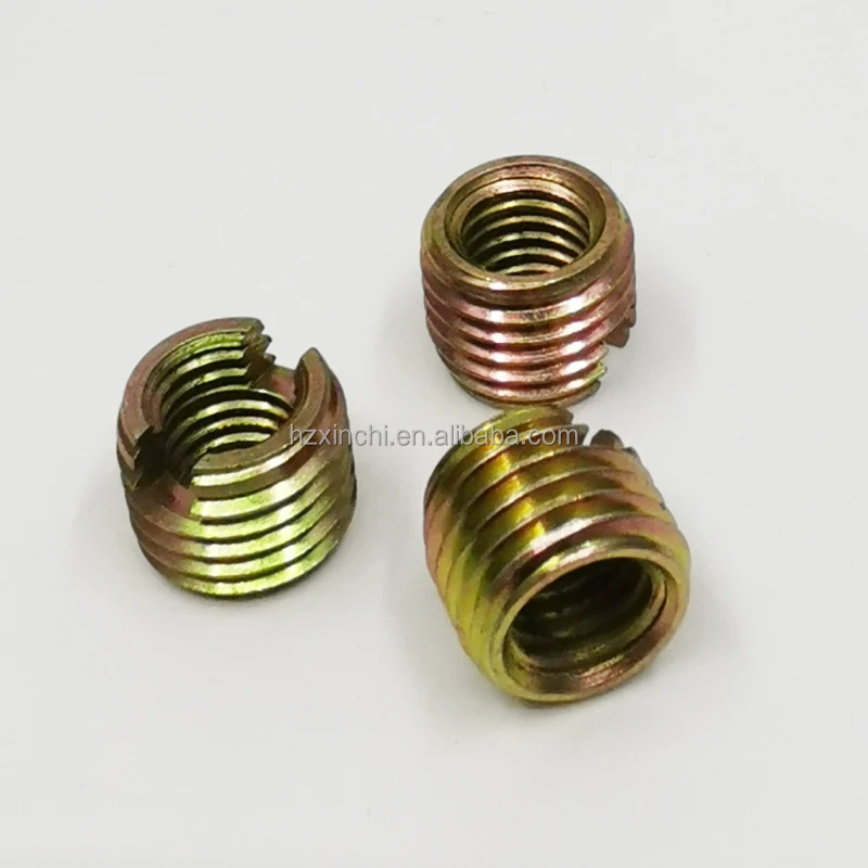 Type 302 Galvanized Carbon Steel M8x1.25x10 Helical Thread Reinforce ...