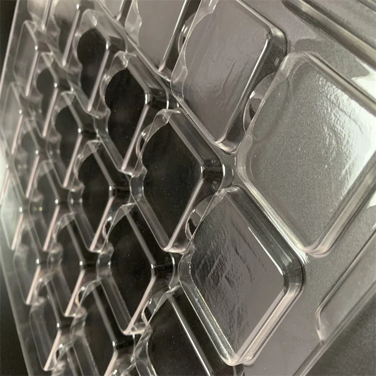 Wholesale Custom Logo Cosmetic Packages Clear Pvc Transparency Plastic Clam Shell Blister Packaging Boxes