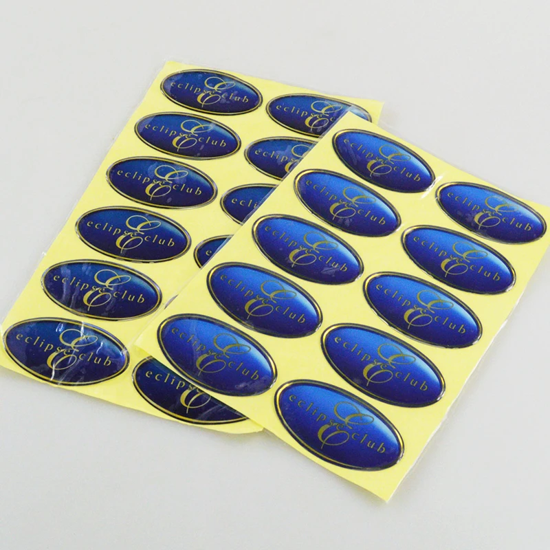 Custom 3d Label Printing Epoxy Domed Resin Sticker 3d Label Printing Sticker