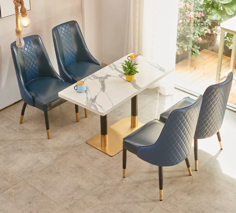 Tea Shop Dessert Shop Table Cafe Western Restaurant Marble Table Small Round Negotiation Simple Table