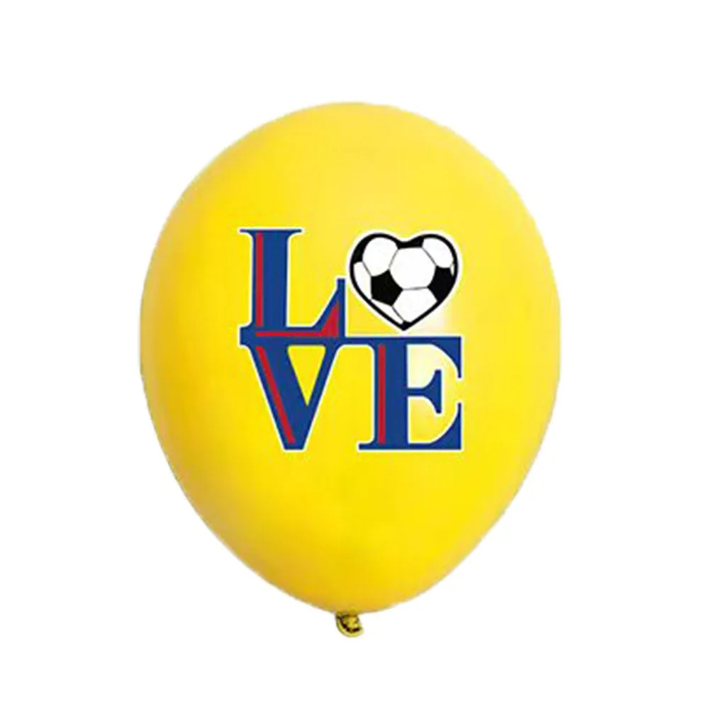 2026 FootballWorld Wholesale Barcelona Birthday Party Decorations Fan Team 12inch Thick Durable Aluminum Balloons Gifts