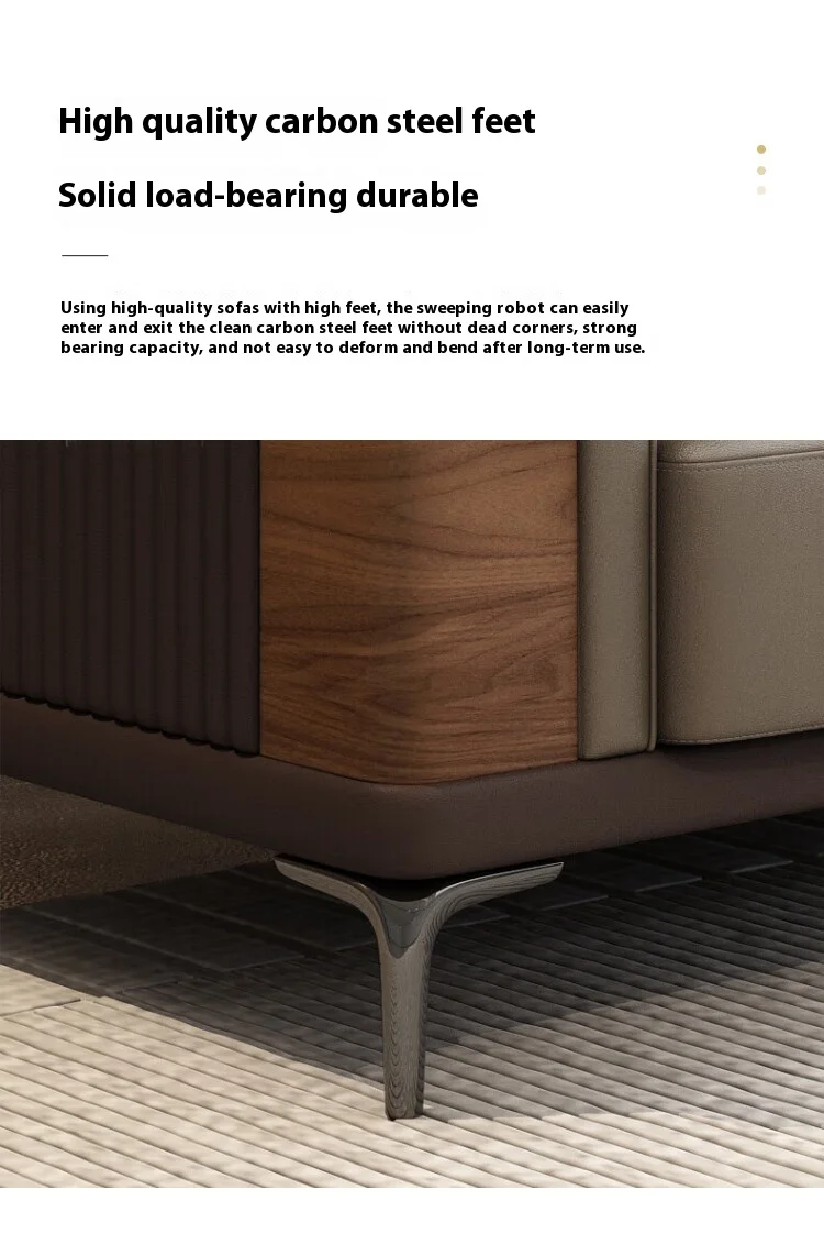 Best Price Modern Modular Office Room Furniture Foldable PU Leather Sofa Coffee Table Set Simple and Stylish