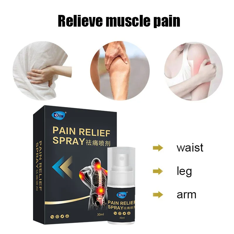 Sports Injury Muscle Joint Instant Pain Relief Spray Knee Pain Relief