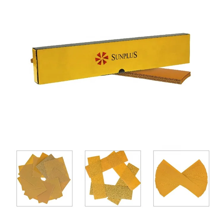 Sand Film sand paper Gold paper sand disc Waterproof Sheet Latex Paper  sand abrasive
