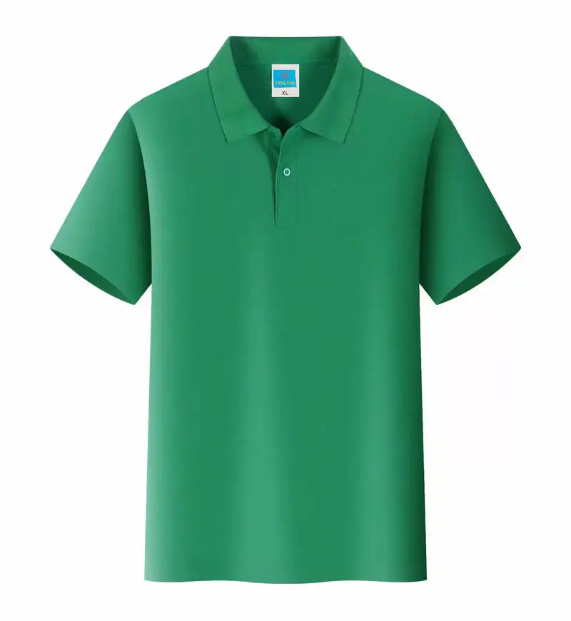 Sales Promotion Custom Logo Solid Color Plain Blank Pique Polyester Embroidery Washed T Shirt Cotton T-shirts Men's Polo Shirts