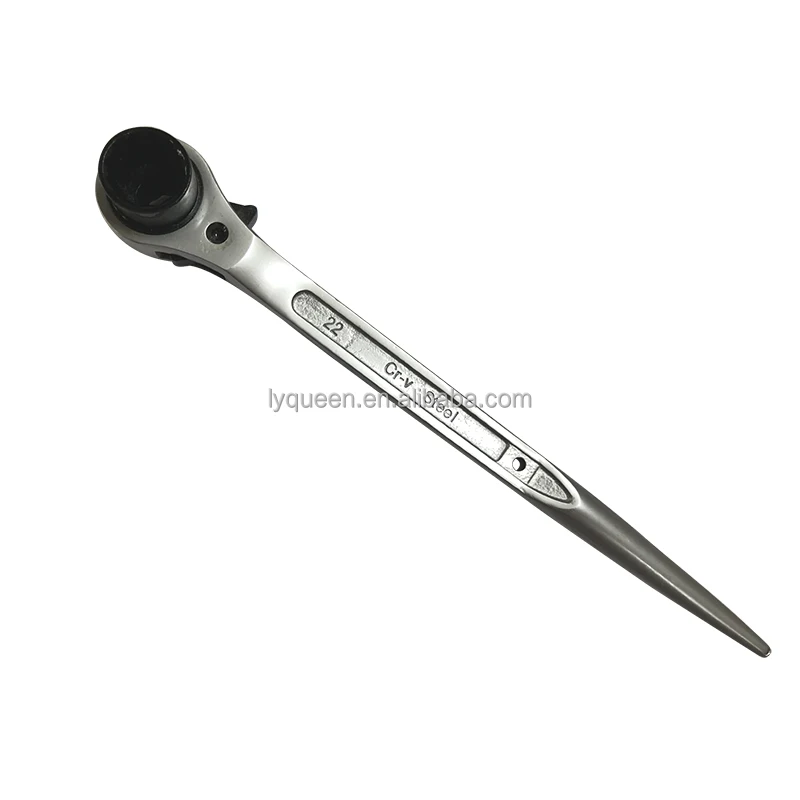 Linyi Queen scaffold spanner different size 17x21mm ratchet socket 17 19mm scaffold ratchet wrench